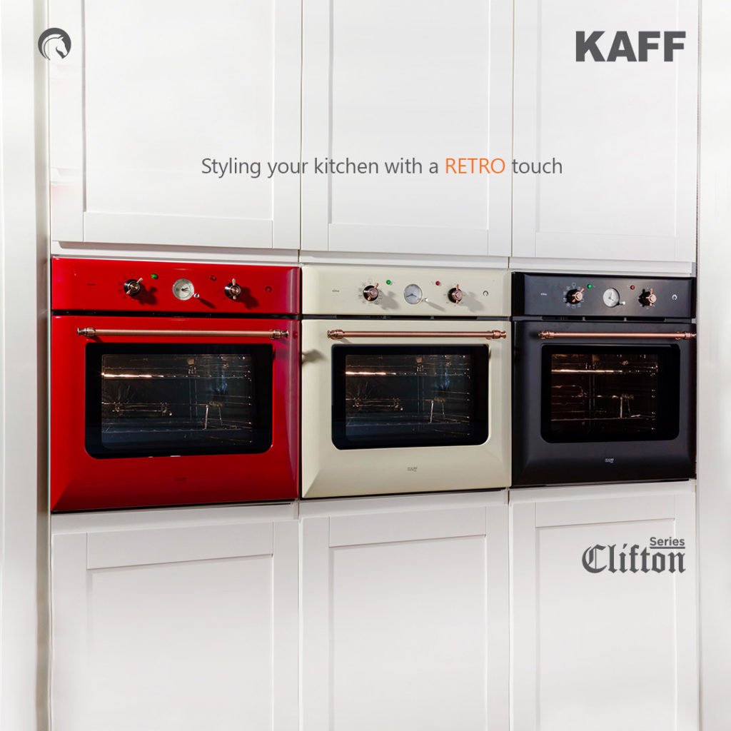 A modern oven with the charm of the bygone era: Series Clifton